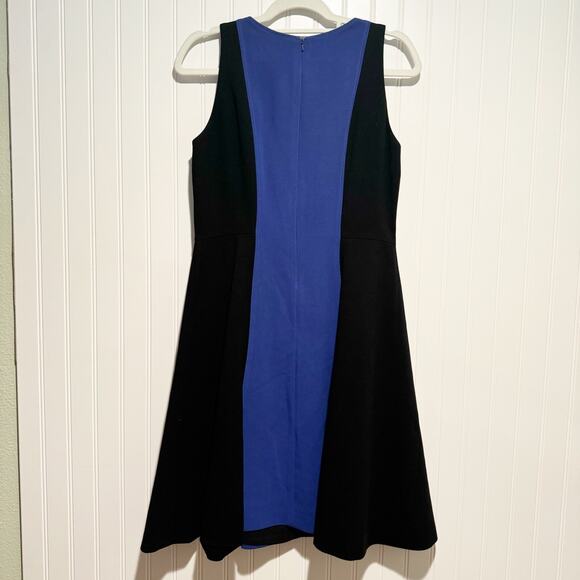 Boden Audrey Colorblock Dress Ponte Knit Purple Black Size 8 - Picture 6 of 6